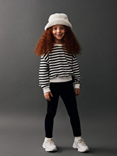 Baby girl black leggings top