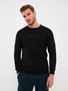 Full sleeve printed outlet men's sweatshirt