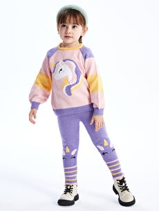 Baby sweater tights top