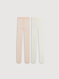 Girls thin white outlet tights