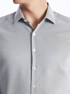 LC WAIKIKI Slim Fit Long Sleeve Dobby Men's Shirt -S40295Z8