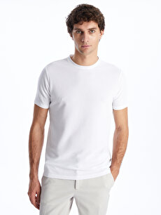 Crew Neck Short Sleeve Men's T-shirt -S40300Z8-Q6K - S40300Z8-Q6K - LC  Waikiki