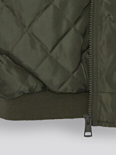 Comfortable Fit College Collar Men's Bomber Coat -S41143Z8-V9N 