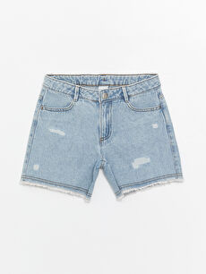 Ripped jean shorts for girls top