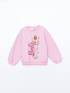 Bisiklet Yaka Barbie Bask l Kal n K z Cocuk Sweatshirt W4KQ79Z1 QY8 W4KQ79Z1 QY8 LC Waikiki