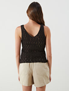 【THE SHISHIKUI】TANK BROWN LC WAIKIKI Woman BROWN Tank Top -S5QK52Z8-HDD - S5QK52Z8-HDD