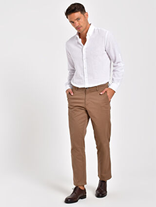 Kahverengi Normal Kalip Gabardin Chino Pantolon Lc Waikiki