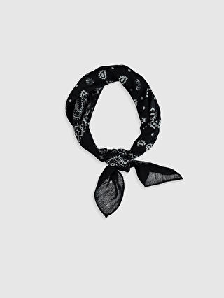 Siyah Desenli Bandana Lc Waikiki