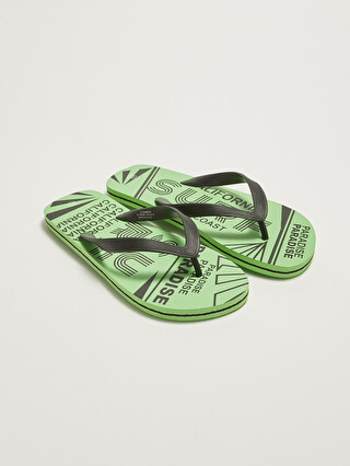 Printed Flip Flops Men's Beach Slippers 