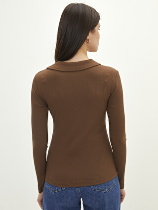 LCW CLASSIC Polo Neck Straight Long 