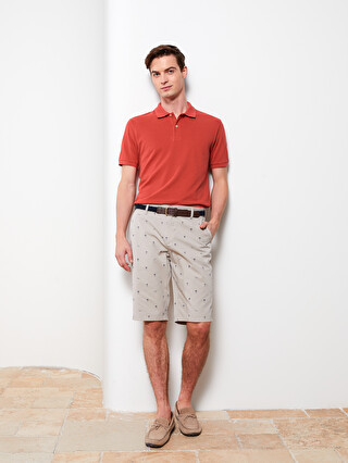 Polo Neck Short Sleeve Piqué Men's T 