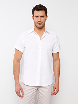 LCW CLASSIC Regular Fit Short Sleeve Men's Shirt -S2CF94Z8-Q6K