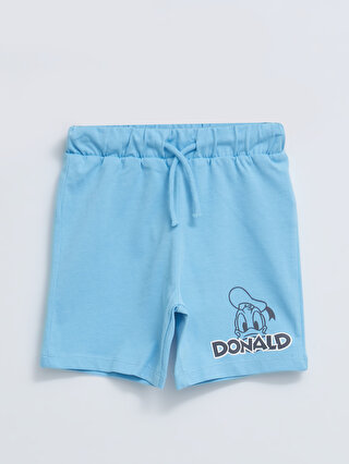 Elastic Waist Donald Duck Printed Baby Boy Shorts -S2G634Z1-JSW -  S2G634Z1-JSW - LC Waikiki