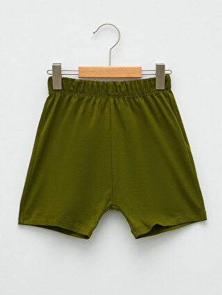 Basic Elastic Waistband Baby Boy Shorts 