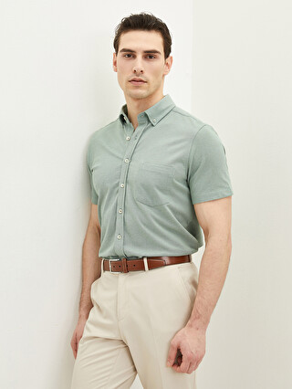 LCW BASIC Regular Fit Short Sleeve Men 