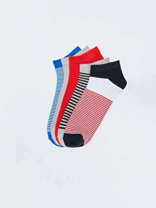 Striped Men's Booties Socks 5 Pack -S2IS60Z8-K00 - S2IS60Z8-K00 - LC ...