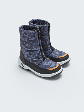 winter boots with zipper on side