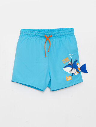 Baby Boy Sea Shorts With Elastic Waist Printed -S3HI79Z1-GGH - S3HI79Z1 ...