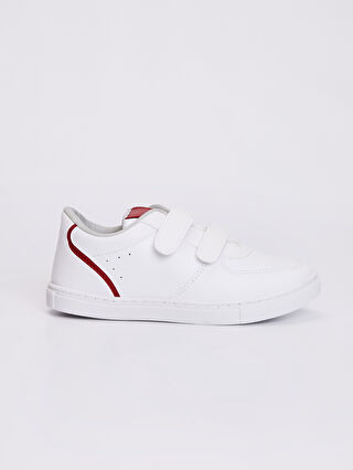 Beyaz Erkek Cocuk 31 38 Numara Cirt Cirtli Sneaker Lc Waikiki
