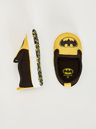 Siyah Erkek Bebek Batman Lisansli Bez Yurume Oncesi Ayakkabi Lc Waikiki
