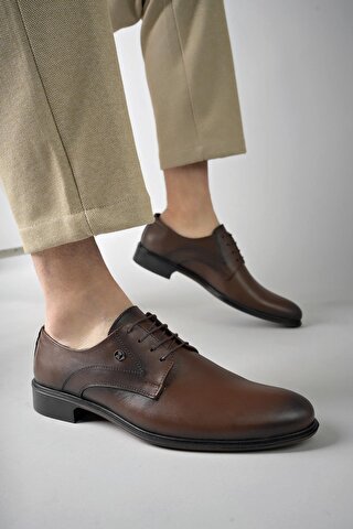 Muggo H0143 Erkek Günlük Klasik Hakiki Deri Ayakkabı