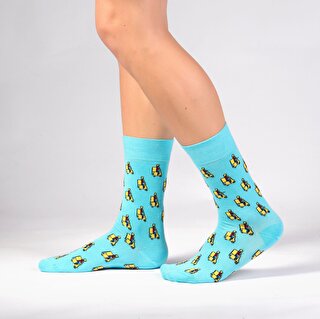 OZZY SOCKS Moto Desenli Çorap