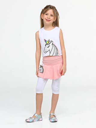 Casabony Unicorn Tayt+ T-shirt Kız Çocuk Takım