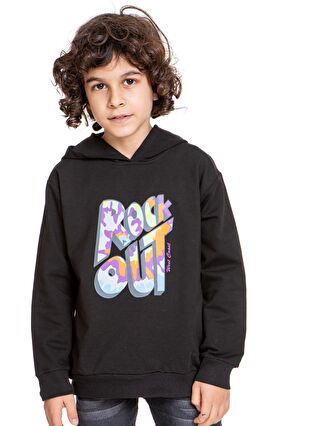 MYHANNE Baskılı Erkek Çocuk Sweatshirt 54458