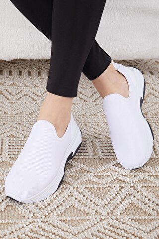 TOFİSA Kadın Beyaz Spor Ayakkabı - 24706