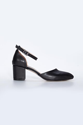 Muggo W0708 Kadın Klasik Günlük Tarz Şık ve Rahat Topuklu Ayakkabı