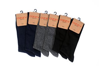 OZZY SOCKS 6 Çift Penye Dikişsiz Erkek Soket Çorap