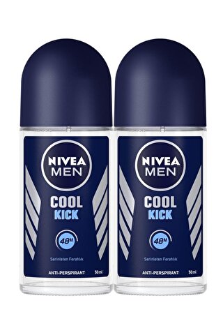 Nivea Men Cool Kick Erkek Deodorant Roll-On 50 ml 2'li