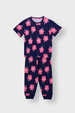 MYHANNE Çiçek Desenli Pijama Takımı 21207