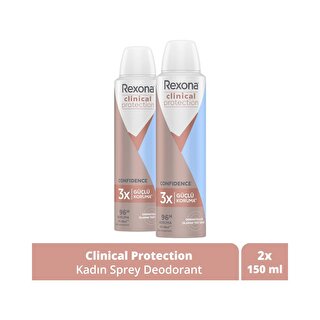 Rexona Clinical Protection Kadın Sprey Deodorant 150 ml x 4 Adet