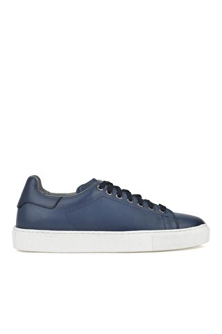 Ziya Ayakkabı Erkek Hakiki Deri Sneaker 1411026Z010 Mavi