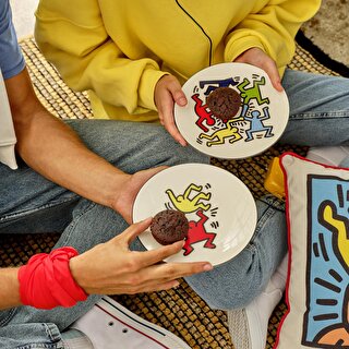 Bella Maison Keith Haring Porselen Pasta Tabağı 4'lü