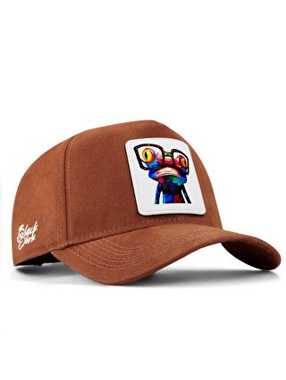 BlackBörk V1 Baseball Bukalemun - 1 Kod Logolu Unisex Camel Şapka (Cap)
