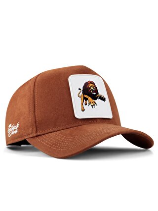 BlackBörk V1 Baseball Aslan - 5 Kod Logolu Unisex Camel Şapka (Cap)