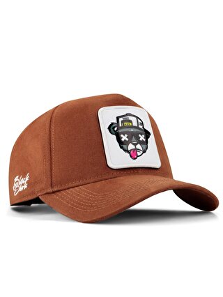 BlackBörk V1 Baseball Ayı - 6 Kod Logolu Unisex Camel Şapka (Cap)