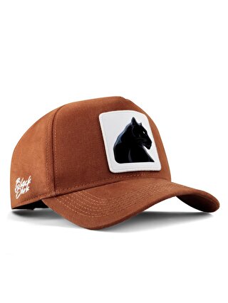 BlackBörk V1 Baseball Panter - 1 Kod Logolu Unisex Camel Şapka (Cap)