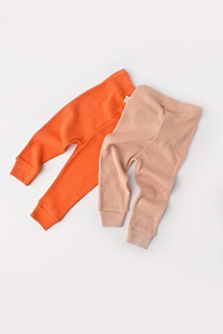 BabyCosy Organic Wear Modal Bebek 2'li Tayt Pantolon