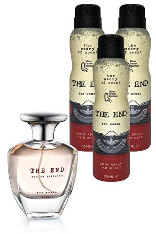 The End EDT Kadın Parfüm 100 ml ve Deodorant 150 ml 3 Adet