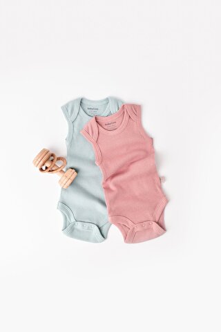 BabyCosy Organic Wear Modal 2'li Askılı Badi