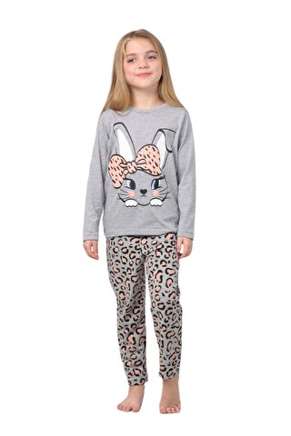 LupiaKids Sweet Bunny Kız Çocuk Pijama Takım LP-23WIN-025