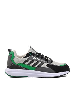 Walkway Medel Buz-Siyah-Yeşil Erkek Bağcıklı Sneaker