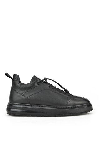 Ziya Ayakkabı Erkek Hakiki Deri Sneaker 133987Z220 Siyah