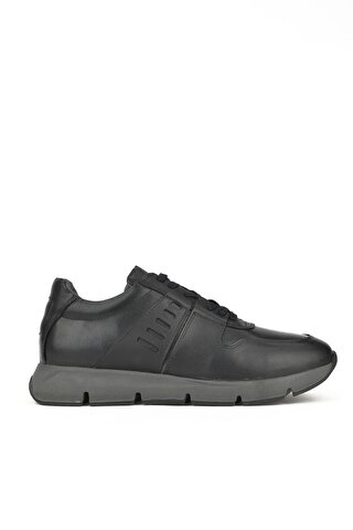 Ziya Ayakkabı Erkek Hakiki Deri Sneaker 1331024Z220 Siyah