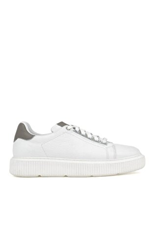 Ziya Ayakkabı Erkek Hakiki Deri Sneaker 1331026Z2049 Beyaz