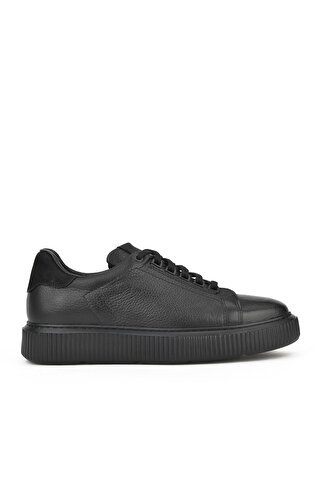 Ziya Ayakkabı Erkek Hakiki Deri Sneaker 1331026Z2049 Siyah