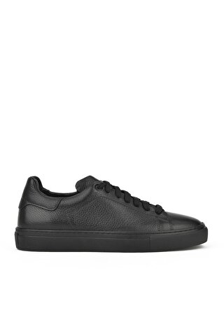 Ziya Ayakkabı Erkek Hakiki Deri Sneaker 1411026ZF7 Siyah